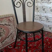 صندلی فلزی با روکش چرمی|صندلی و نیمکت|مشگین شهر, |دیوار