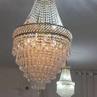 دوتا لوستر لوکس باهم بزرگ و متوسط
