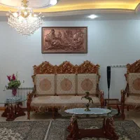 مبل استیل مدل هخامنش ۹نفره و میز ناهار خوری ۸نفره|مبلمان خانگی و میز عسلی|شیراز, باغ تخت|دیوار