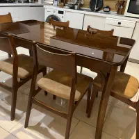 میزناهرخوری ۶ نفره چوب راش