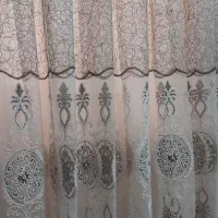 پرده حریر کریستالی