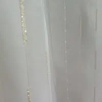 پرده حریر شیشه ای زری دوزی