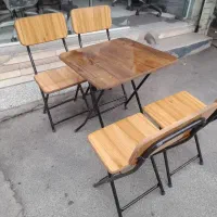 میزتاشو وصندلی تاشو MDF