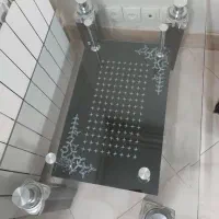 میز شیشه و 3 عسلی شیشه