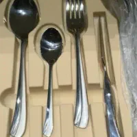 سرویس قاشق و چنگال ۳۰ نفره  استیل خارجی