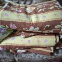 تعدادی پتو یکنفره نو ملحفه شده