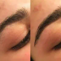 برداشتن ابرو با چاقو