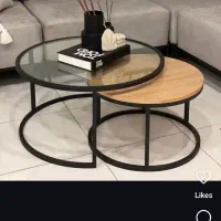 میز جلومبلی دوتایی ، صندلی اپن ، آباژور، کنسول