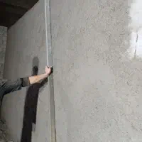 پلاستر کار سیمان داخل وپشت کار وسیمان سفیدوطوسی