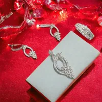 نیم ست نقره زنانه کد 000128 به قیمت 5370000 تومان|جواهرات|رشت, بازار|دیوار