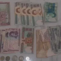 سکه قدیمی و ۲۸ عدد اسکناس|کلکسیون سکه، تمبر، اسکناس|اصفهان, فردوان|دیوار