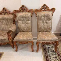 مبل سلطنتی ۹ نفره|مبلمان خانگی و میز عسلی|رشت, منظریه|دیوار