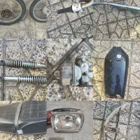تمام قطعات موتور یکجا