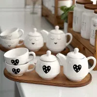 ست قوری و فنجون و قندون|ظروف سرو و پذیرایی|اسلامشهر, شهرک الهیه|دیوار