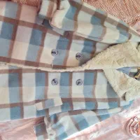 پالتو فوتر آبی آسمانی نسکافه ای|لباس|میانه, |دیوار