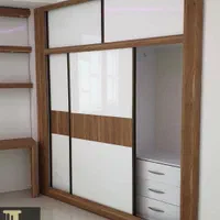 تخت تاشو کم جا و کمد و کابینت مدل ونوس|تشک تختخواب|رشت, دیلمان|دیوار