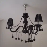 لوستر مشکی|لوستر و چراغ آویز|هشتگرد, هشتگرد قدیم|دیوار