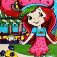 فرش اتاق کودک دختر توت فرنگی ۴ متری