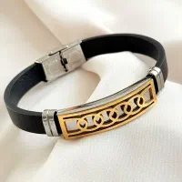 دستبند مردانه استیل مدل 10 چند رنگ