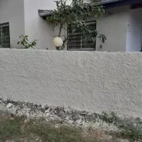 کمچه تگری دیوار حیاط بابند کشی رو بلوک دیوار حیاط