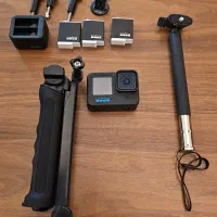 گوپرو ۱۱ بلک (GoPro HERO11) در حد نو + گیمبال
