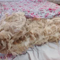 پشم تمیز تشک دونفره