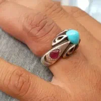 انگشتر فیروزه نیشابوری پاک