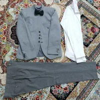 کت وشلواروپیراهن باپاپیون نوفقط سه ساعت استفاده