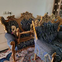 مبل هفت نفره تمیز|مبلمان خانگی و میز عسلی|شبانکاره, |دیوار