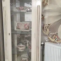 بوفه چوبی به همراه میز تلویزیون