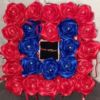 گل روبانی|گل مصنوعی|رشت, سعدی (تختی)|دیوار