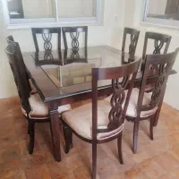 میز ناهار خوری ۸ نفره مربع