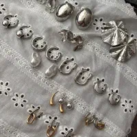 گوشواره استیل تک رنگ و دو رنگ