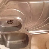 سینک ال شکل با شیر