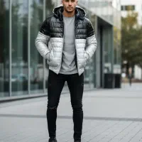 کاپشن سیلیکونی کلاه زیپی بادگیر سویشرت اسپرت|لباس|اصفهان, همت‌آباد|دیوار