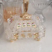 شکلات خوری ژاپن سوگا آرک کریستال آبکاری طلا