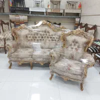 مبل سلطنتی ۹نفره تمام راش درحدنو