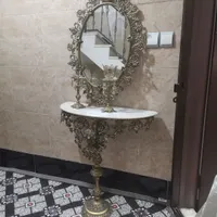 آینه شمعدان برنز|آینه|اسلام‌شهر, |دیوار