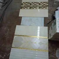 کاشی توالت و حمام همراه کاشی کف و روشویی|لوازم سرویس بهداشتی|پرند, فاز ۵|دیوار