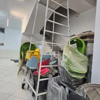 چهار پایه چرخ دار ارتفاع 4