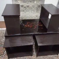 جلومبلی با چهار عدد عسلی سالم|مبلمان خانگی و میز عسلی|قروه, |دیوار