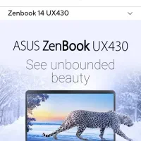 لپتاپ ایسوس  Zenbook UX430UA|رایانه همراه|بجنورد, |دیوار