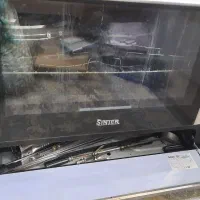 اجاق گاز فردار تمام استیل ۵شعله سینجر کاملاسالم