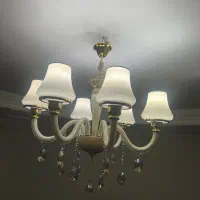 ۲ عدد لوستر ۴ شاخه - 1 عدد لوستر دیواری ست۲ عدد|لوستر و چراغ آویز|فردیس, شهرک سپاه|دیوار