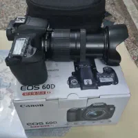 دوربین کنون فول اچ دی و لنز حرفه ای ۱۳۵×۱۸ وفیلتر