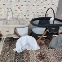 تخت گهواره‌ای چوبی فرحان، زیبا،مستحکم و مطمئن|تخت و صندلی بچه|تهران, شهید رجایی|دیوار