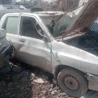 خودرو آسیب دیده از جنگ