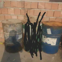 ۲عددبشکه فلزی تمیز