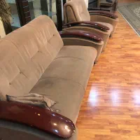 مبل راحتی با میز وسط|مبلمان خانگی و میز عسلی|قائم‌شهر, |دیوار