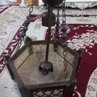 لوستر چوبی زیبا|لوستر و چراغ آویز|اندیمشک, |دیوار